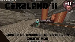 Cer2Land II – Capítulo 11: Cómo Construir una Granja de Estrés para el Mod Create en Minecraft