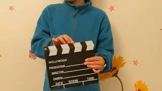 Clapperboard for audio sync