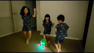funny christmas tree dance, ryan chloe ryan