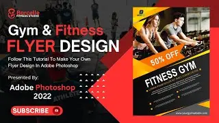 How to create a Gym & Fitness Flyer Design in Adobe Photoshop