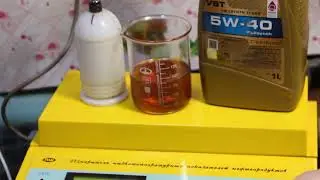 Масло RAVENOL VST SAE 5W-40 проверка CCS при.. -30гр.