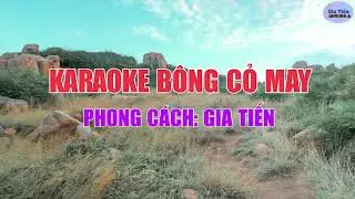 Karaoke Bông cỏ may - Gia Tiến | Tone nam