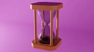 Modelling a Hourglass Timer in Blender 2.8
