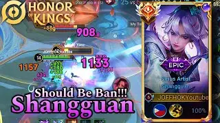 Unbelievable Epic Gameplay By Asia's Top Player Shangguan In Honor Of Kings!