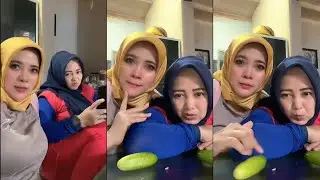 RECOMMEND‼️ Two hijab aunts live and love cucumbers