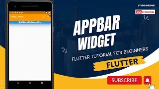 App Bar widget in flutter and it's properties.