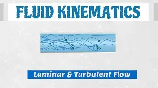Animation of Laminar Flow and Turbulent Flow [Fluid Mechanics]