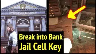 Enter Bank of Rhodes at Night in Red Dead Redemption 2 (RDR2): Get Letter To Pa (Chelonian Member)