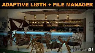 V-Ray 3.6 - Adaptive ligth + File manager
