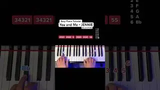 „You And Me“ - JENNIE (BLACKPINK) / Easy Piano Tutorial #pianotutorial #easypiano #learnpiano