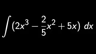 Example: Find the most general antiderivative of the given function | Evaluate  indefinite integral