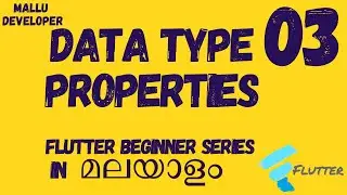Data Type Utilities in Dart Programming Language | Flutter Malayalam Tutorials
