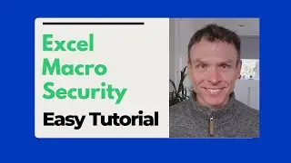 Excel and Office Macro Security - Remove the Red Bar: Step-By-Step Tutorial