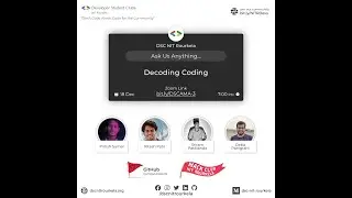 Ask Us Anything | Decoding Coding #1 - Introduction