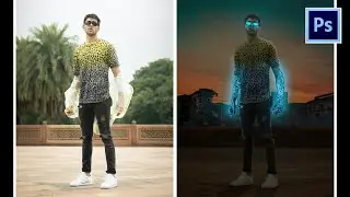 Superhero Iceman Photo Manipulation - Photoshop Tutorial