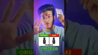 How To Check Real And Fake Pendrive.😡 