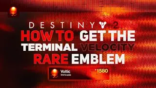 Terminal Velocity Emblem! Rare Emblem | Destiny 2 Season of the Haunted