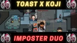 Toast & Koji team up as Imposter Morphling in Modded Hafu Lobby # Disguised Toast Imposter Only Cuts