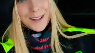 Когда колеса больше девушки. She likes big stuff.