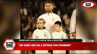 Un sueño posible: Simón salió a la cancha con la selección