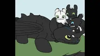 Toothless and the Night Lights | Old 2D Animation