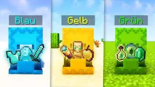 Minecraft, aber es regnet SHULKERKISTEN (Farbe = Items)
