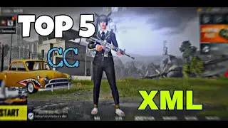Top 5 CC XML Link in description 😌 PUBG MOBILE LOBBY EDIT CC XML BY LEGEND MUDASIR []❤️