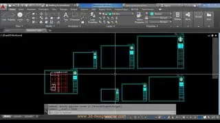บรรยากาศระหว่างการสอนหัวข้อ Title Block & Plot ในโปรแกรม Autocad