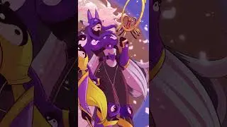 Digimon lore Indonesia [] Kuzuhamon (Perubahan Sakuyamon) - Digimon Wanita Rubah Ungu
