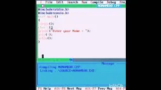 Print your name in multicolor in C Language || #shorts || #CloudCODE #viral #shortvideo #webdesign