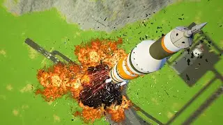 LEGO Space Rocket Crash - Bricks & Turbulence BRICK RIGS