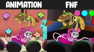 FNF Character Test | Gameplay VS Minecraft Animation | Bunzo Bunny  (Poppy Playtime Chapter 2)