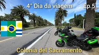 4º Dia da Viagem internacional - Brasil - Uruguai - Argentina (Versys 300 e 650) - Ep.5 - Colônia
