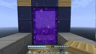 ( Minecraft ) Выживание в SkyBlock. #4 Портал в ад
