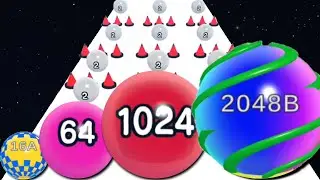 Ball Run 3D: Number Merge 2048 | Ball Run Infinity | Math Games (Max Level) Gameplay Walkthrough