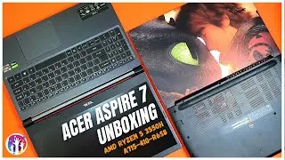 Unboxing Acer Aspire 7 - Ryzen 5 Quad Core 3550H [A715-41G-R6S8] 🔥🔥🔥