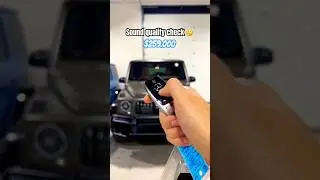 Sound quality check of $259K G63 AMG 2024 🎧🤔 #asmr #asmrsounds #mercedes #g63 #amg #asmrcommunity