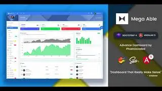 Mega Able Bootstrap 4 & Angular 5 Admin Dashboard Template | Themeforest Website Templates and