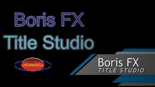 Boris FX bcc title studio