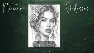 Flipthrough Nature Godesses Set 2 by Nori Art Coloring