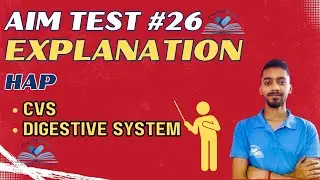 AIM Test 26 Explanation - HAP | GPAT Test Series #pharmaminds  #gpatclasses