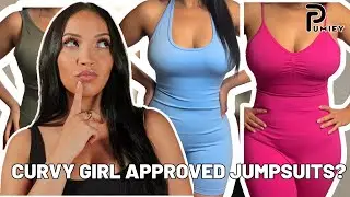 PUMIEY TRY ON JUMPSUIT HAUL | AFFORDABLE AMAZON FASHION HAUL | CURVY GIRL APPROVED?