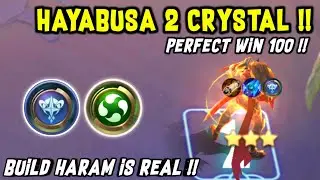 CARA MENANG DENGAN MUDAH !! HAYABUSA 2 CRYSTAL BUILD HARAM !! MAGIC CHESS MOBILE LEGENDS