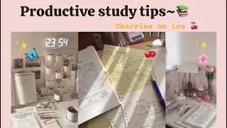 Tips to make studying more interesting📚✨🍒@YoursCherriesOnIce