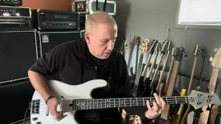 Maruszczyk Jazzus 4-String Bass (2016) - Silver w/MEC Lipstick Pickups