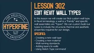 Revit How to Create Wall Types