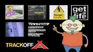 Trackoff - Railway Safety Clips Compilation (2000s, UK)