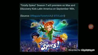 Totally Spies season 7 to air on Discovery Kids Latin America on September 16.