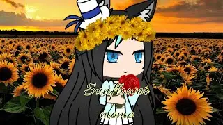 Sunflower meme//gacha life//