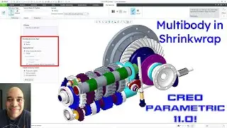 Creo Parametric 11.0 - Multibody in Shrinkwrap Features